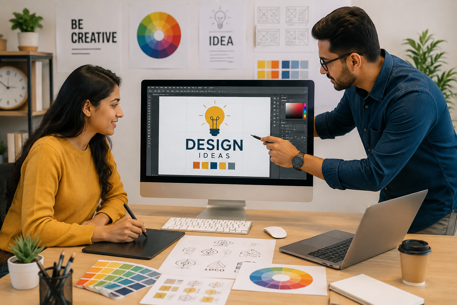 Creative graphic design service preview