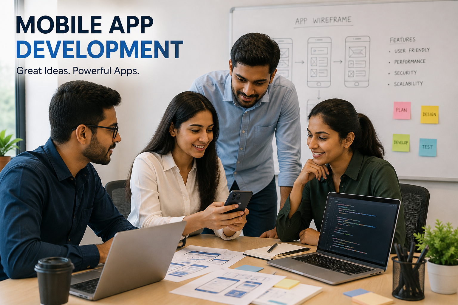 Mobile app development service preview