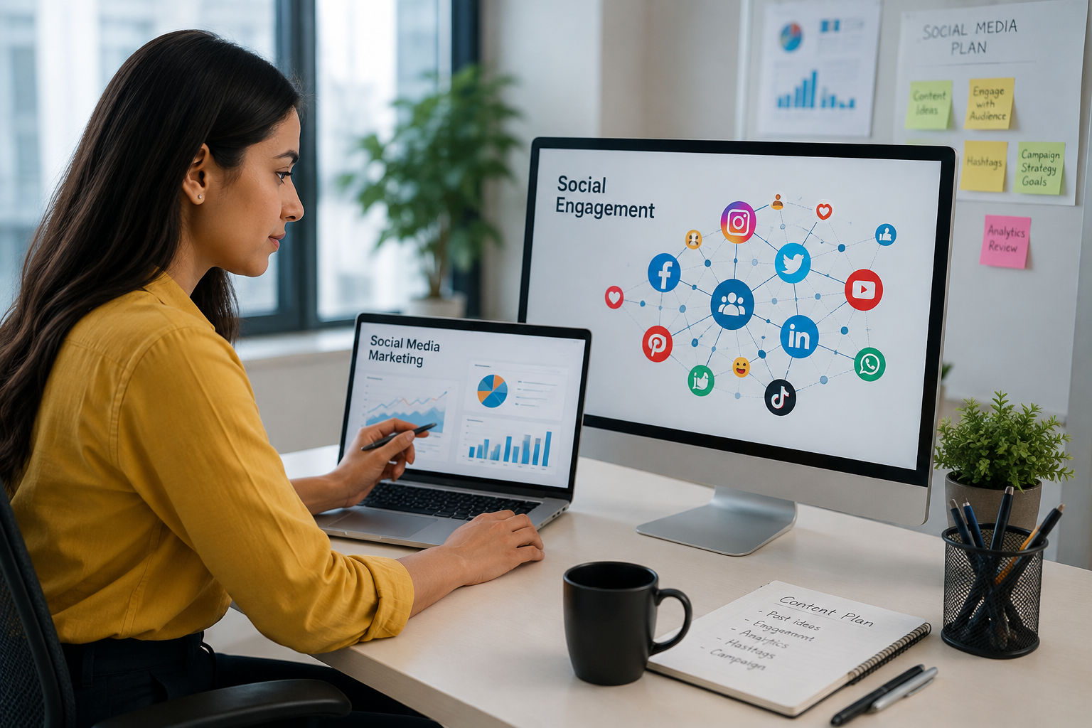 Social media marketing service preview