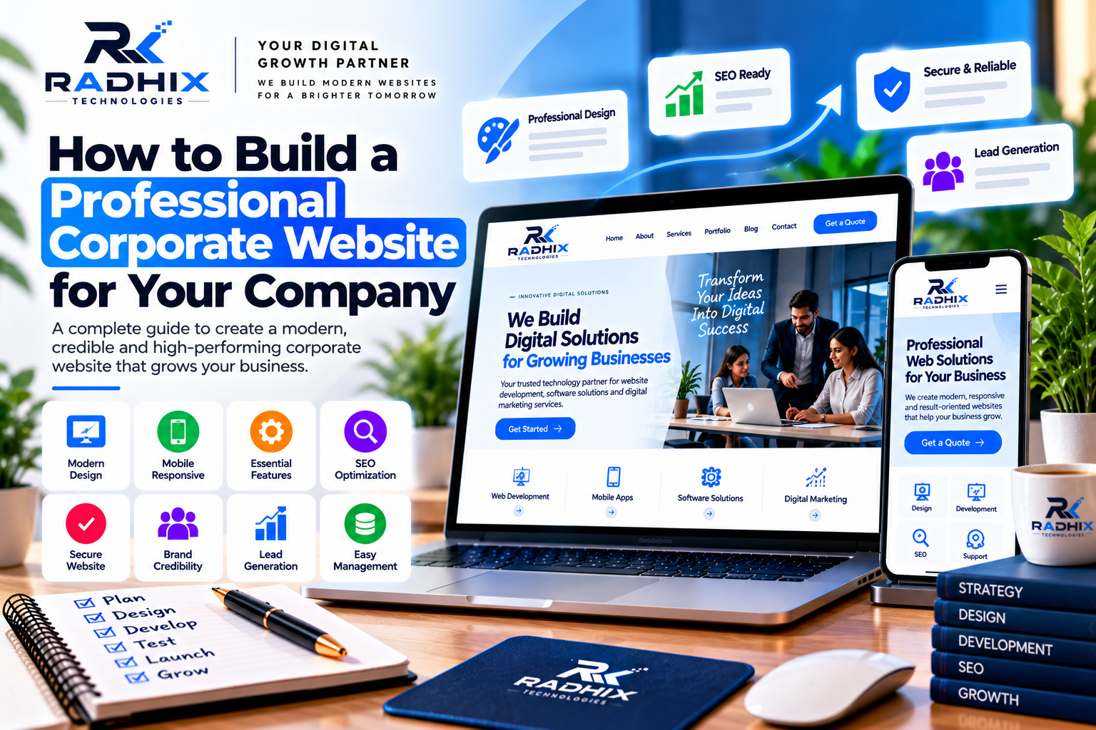 How to Build a Professional Corporate Website for Your Company